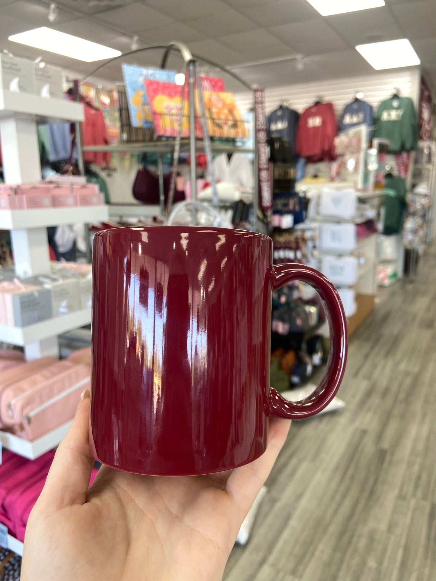 Classic Ceramic M Banner Mug
