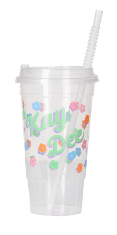 Sorority Flower Child Stadium Cups