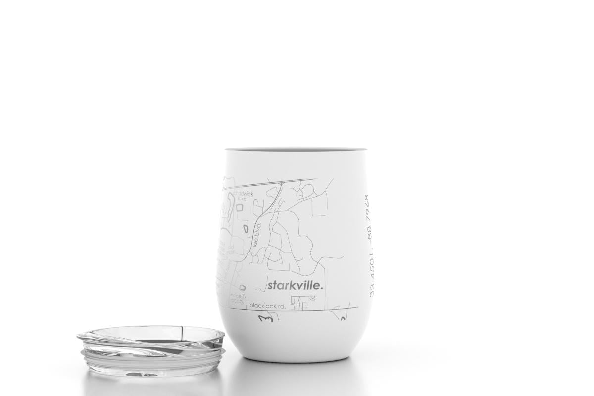 Starkville Map Insulated Wine Tumbler