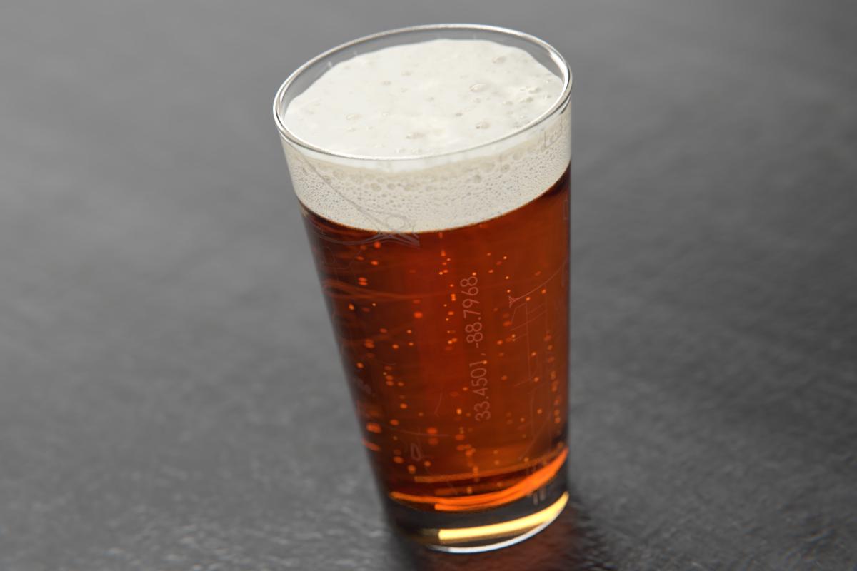 Starkville Map Pint Glass