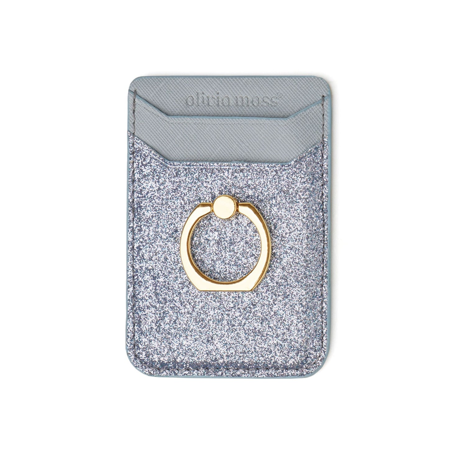 Silver Glitter Ring Cling