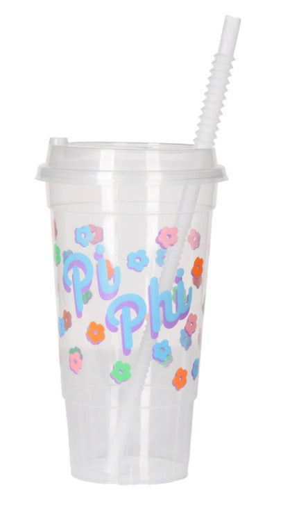 Sorority Flower Child Stadium Cups