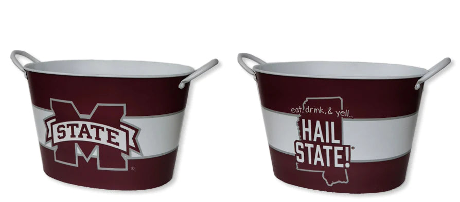MSU Metal Wine Bucket
