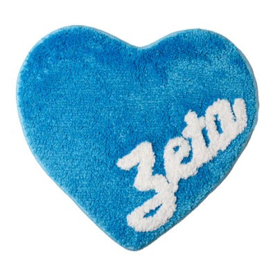 Sorority Heart Shaped Mini Rugs