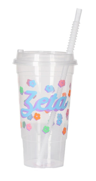 Sorority Flower Child Stadium Cups