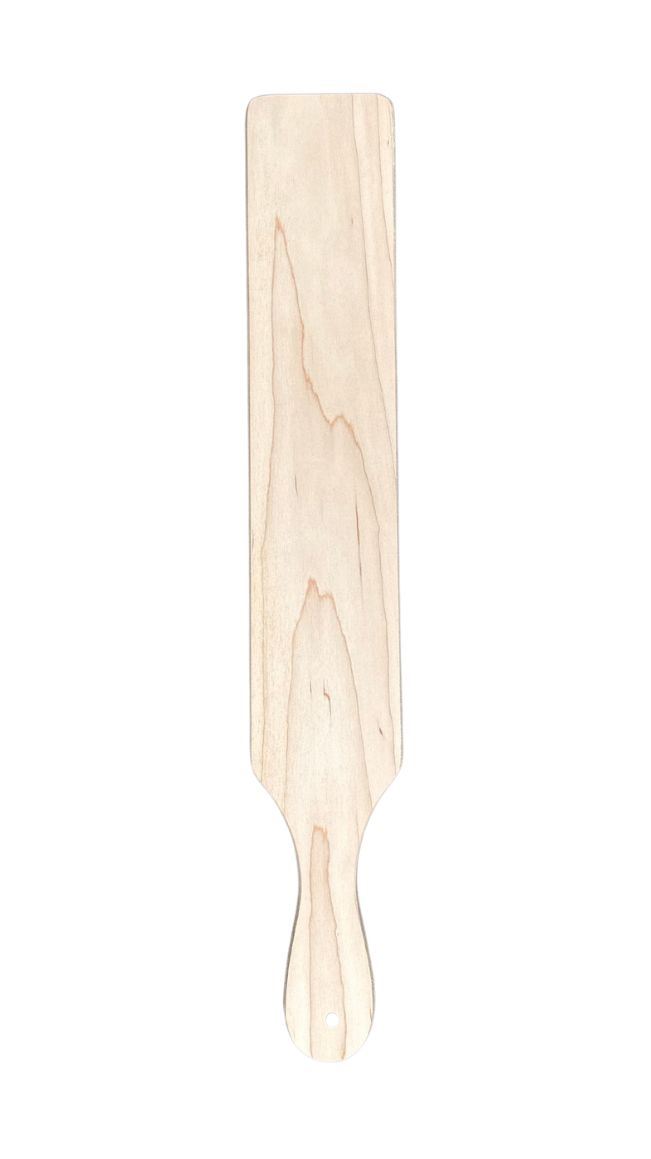 Unfinished Maple Paddle
