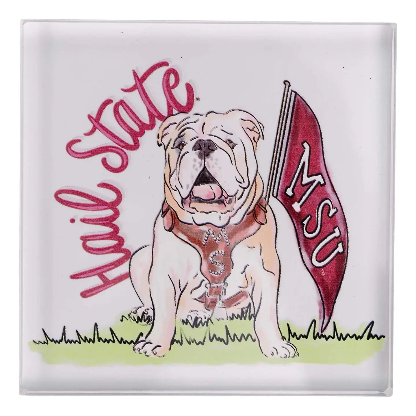 MSU Bulldogs Acrylic Block