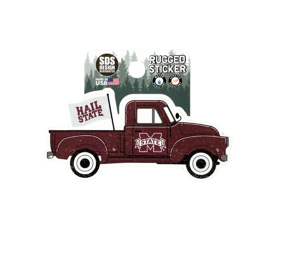 MSU Vintage Truck Decal