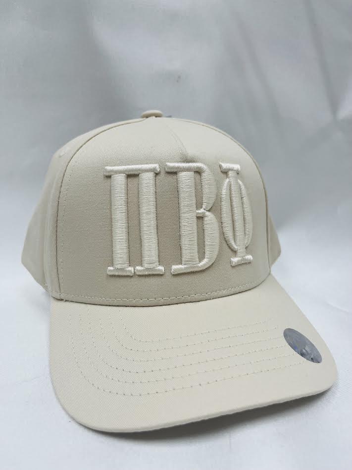 Cream 3D Sorority Trucker