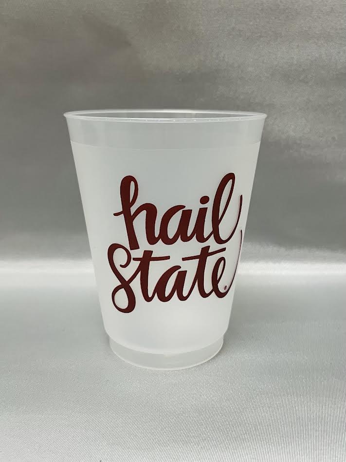 Hail State Frosted Cup