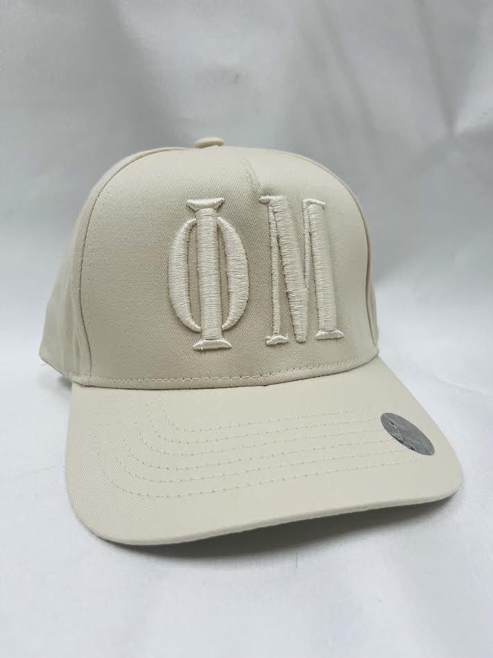 Cream 3D Sorority Trucker