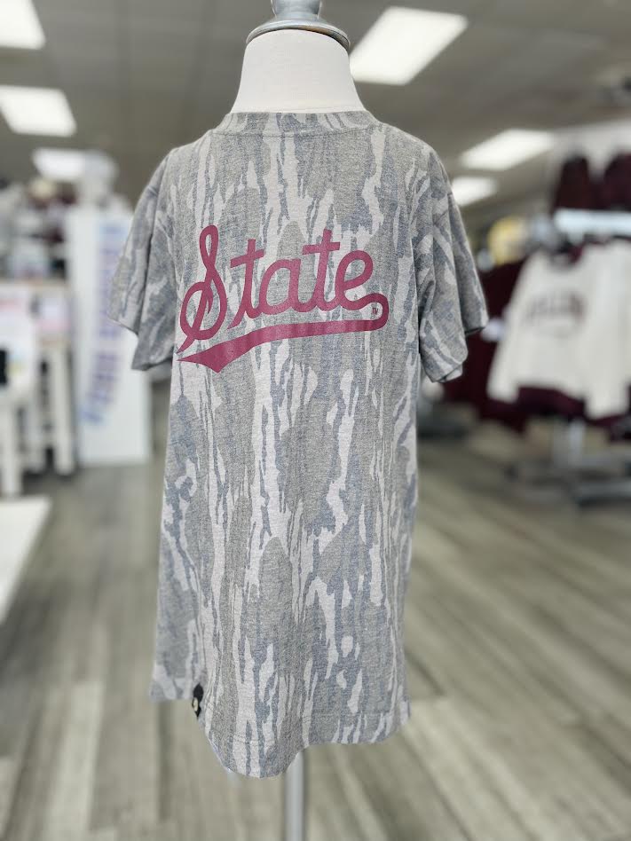 Youth Mossy Oak State Script Tee