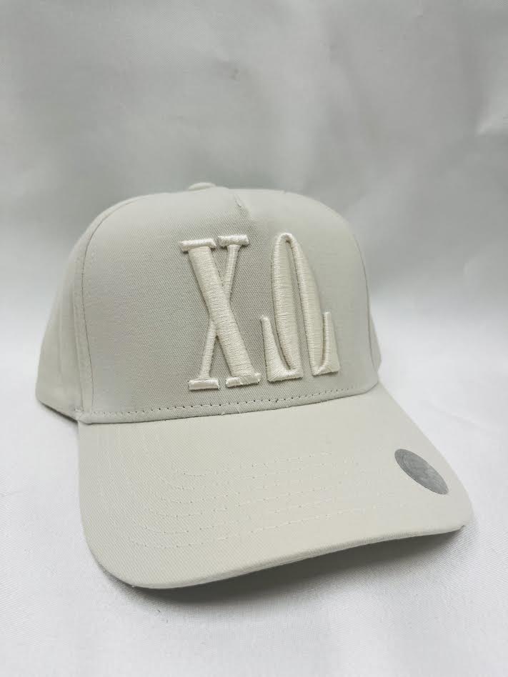 Cream 3D Sorority Trucker