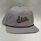 Grey State Script Poly Rope Hat
