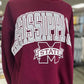 MISSISSIPPI STATE Arched Logo Oversized Crewneck