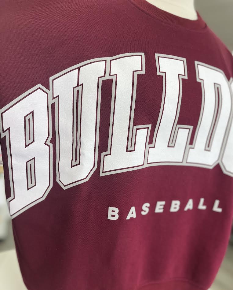 Bulldogs Arched "Janise" Oversized Crewneck