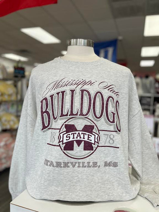 Bulldogs "Vinson" Long Sleeve Fleece