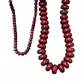 Maroon Beaded Necklace