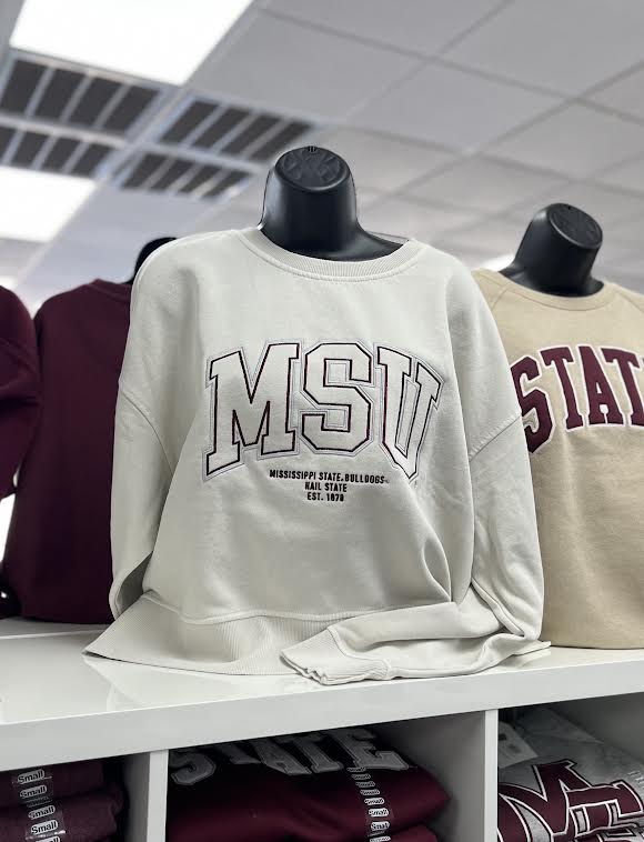Embroidered MSU Malibu Crew