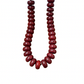Maroon Beaded Necklace