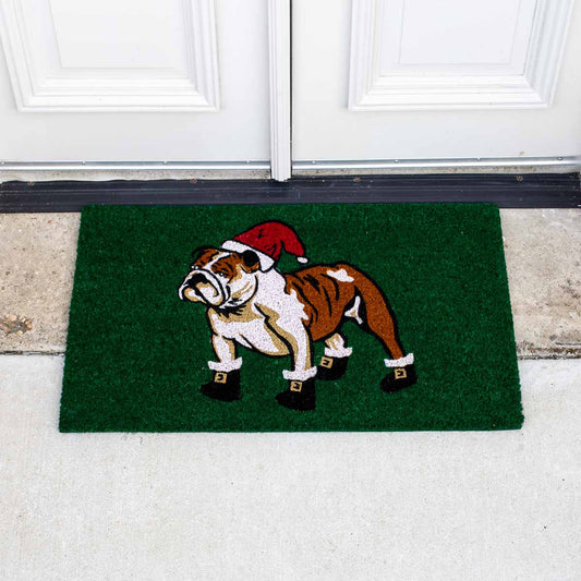 St. Nick Bulldog Doormat