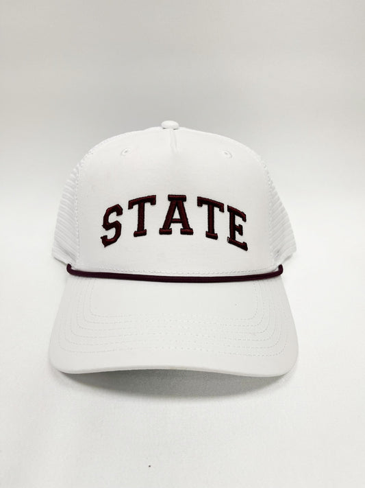 Mississippi State White Trucker Roadie