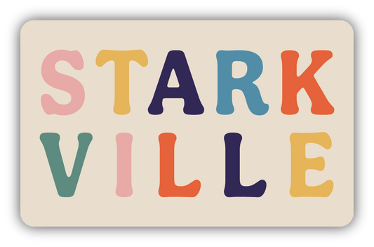 Starkville Stacked Decal