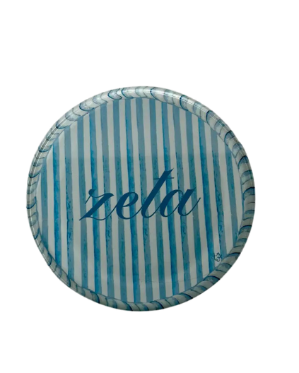 Sorority Striped Acrylic Coaster