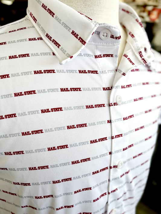 All Over Hail State Polo