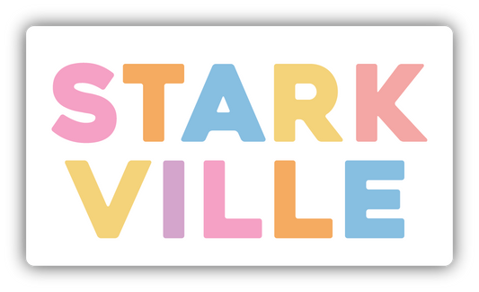 Starkville Multicolor Decal
