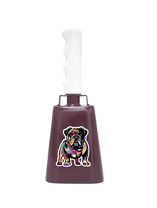 Boxed: Medium Maroon BullyBell with Multicolor Bully Decal