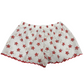 Chi O Cotton Scalloped Shorts