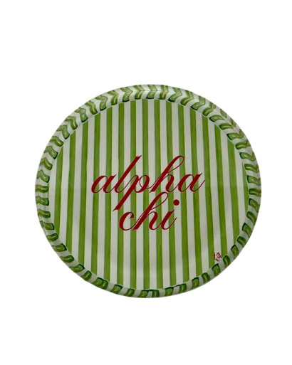Sorority Striped Acrylic Coaster