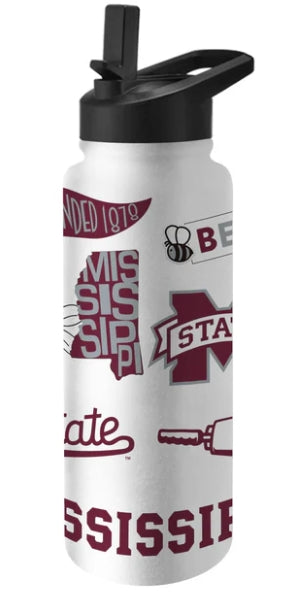 Mississippi State 34oz Quencher Bottle