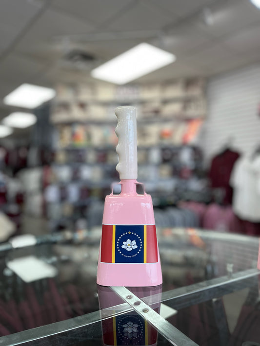 Boxed: Medium Pink BullyBell with Mississippi Flag Decal