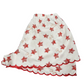 Chi O Cotton Scalloped Shorts