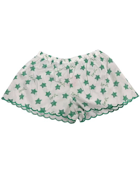 KD Cotton Scalloped Shorts