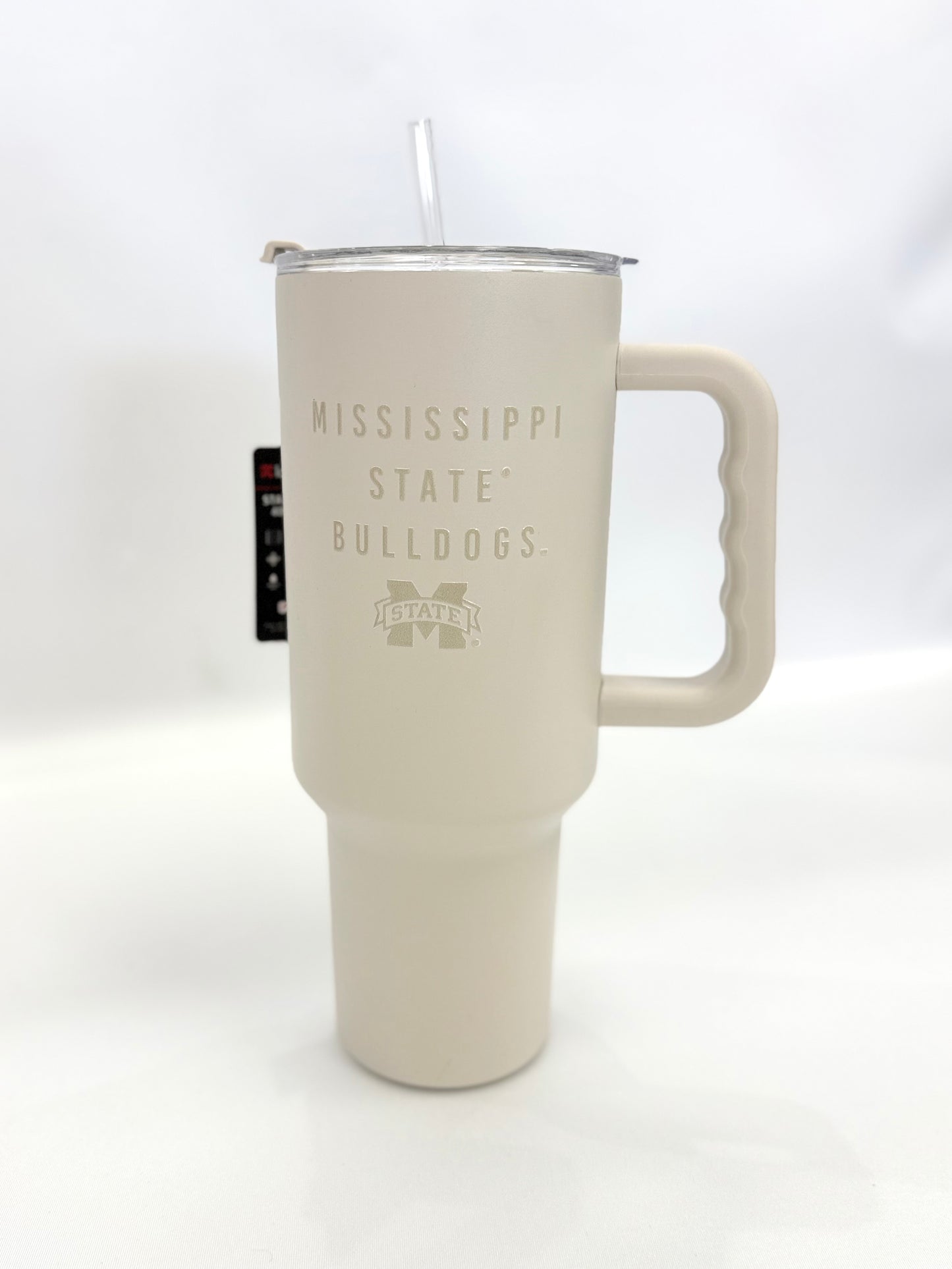 Tan 40 oz Mississippi State Travel Mug