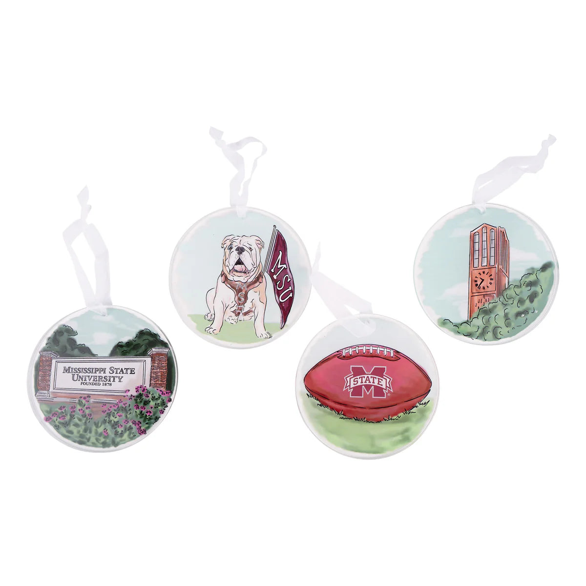 MSU Ornament Set