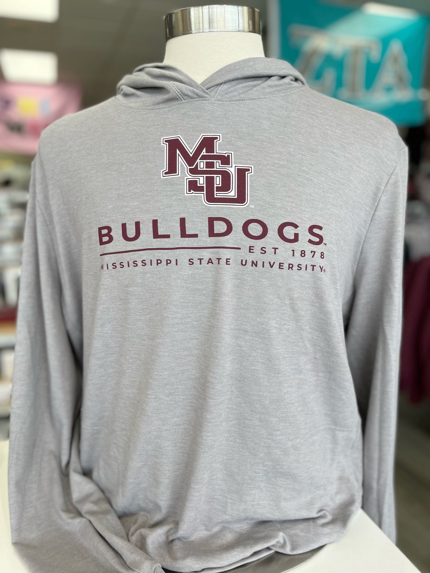 Interlocking MSU Hooded Tee