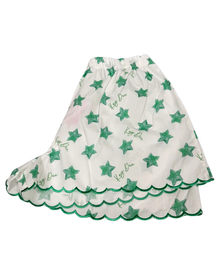 KD Cotton Scalloped Shorts