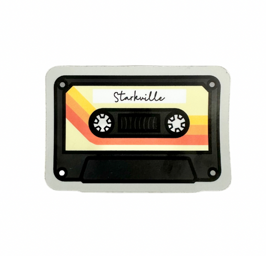 Starkville Cassette Tape Decal