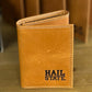 Tan Leather Hail State Debossed Wallets