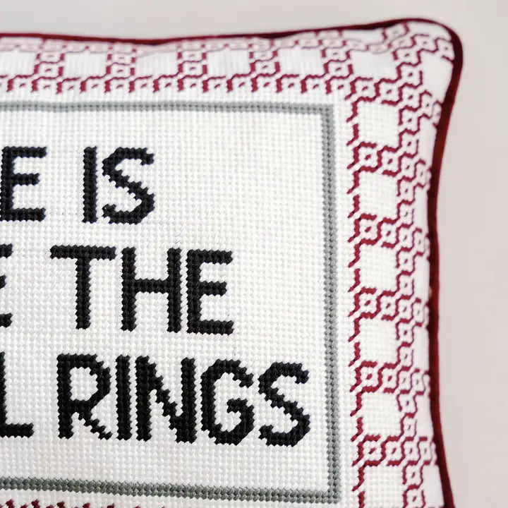 Home Is Where The Cowbell Rings Pillow