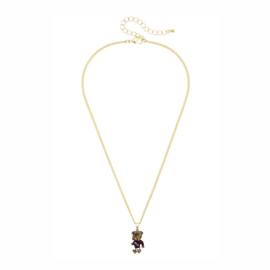Enamel Walking Bully Necklace