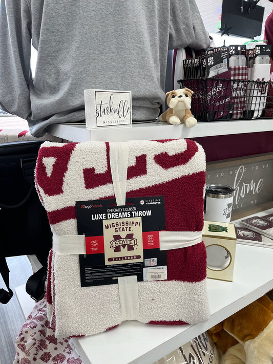 MSU Bulldogs Luxe Prime Blanket