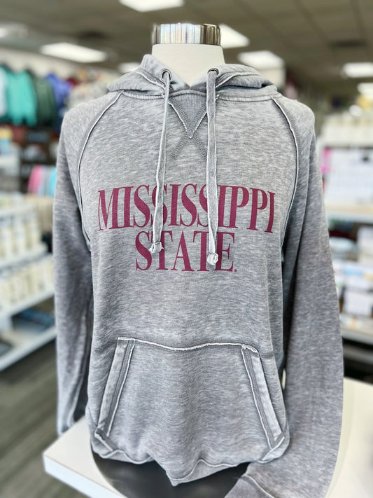 MSU Vintage Washed Hoodie