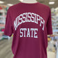 Classic Mississippi State Arched Tee