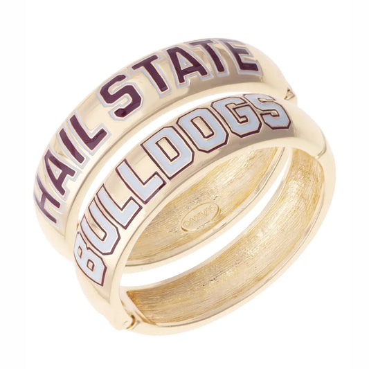 Hail State Polished Bangle