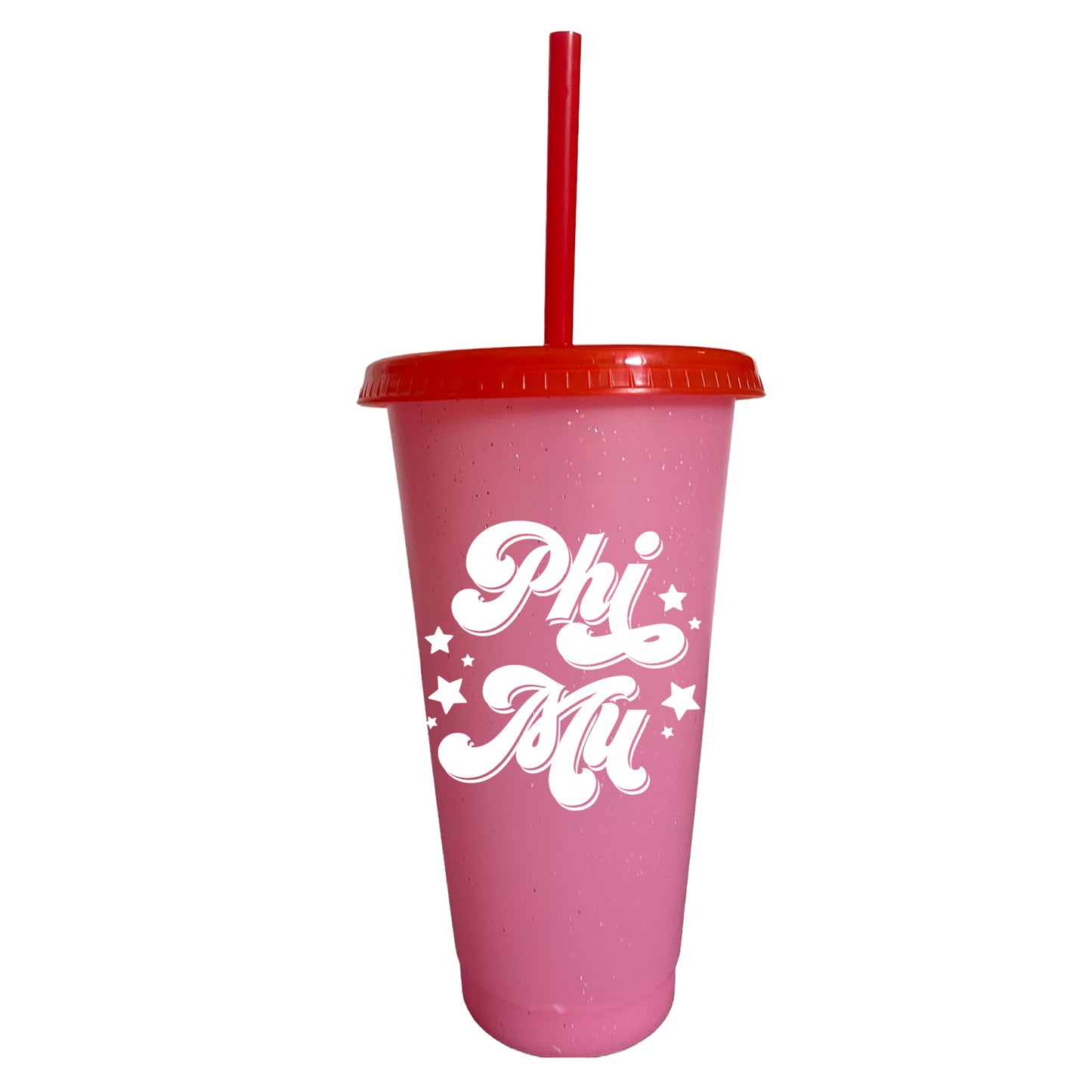 Sorority Glitter Color Changing Cups